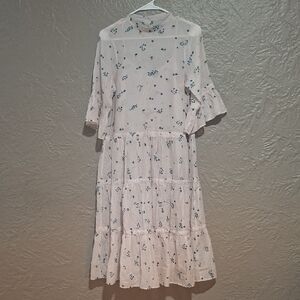 Warm Wome's Blue Floral Dress Size 0